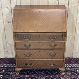 English secretary from the 1950s in mahogany