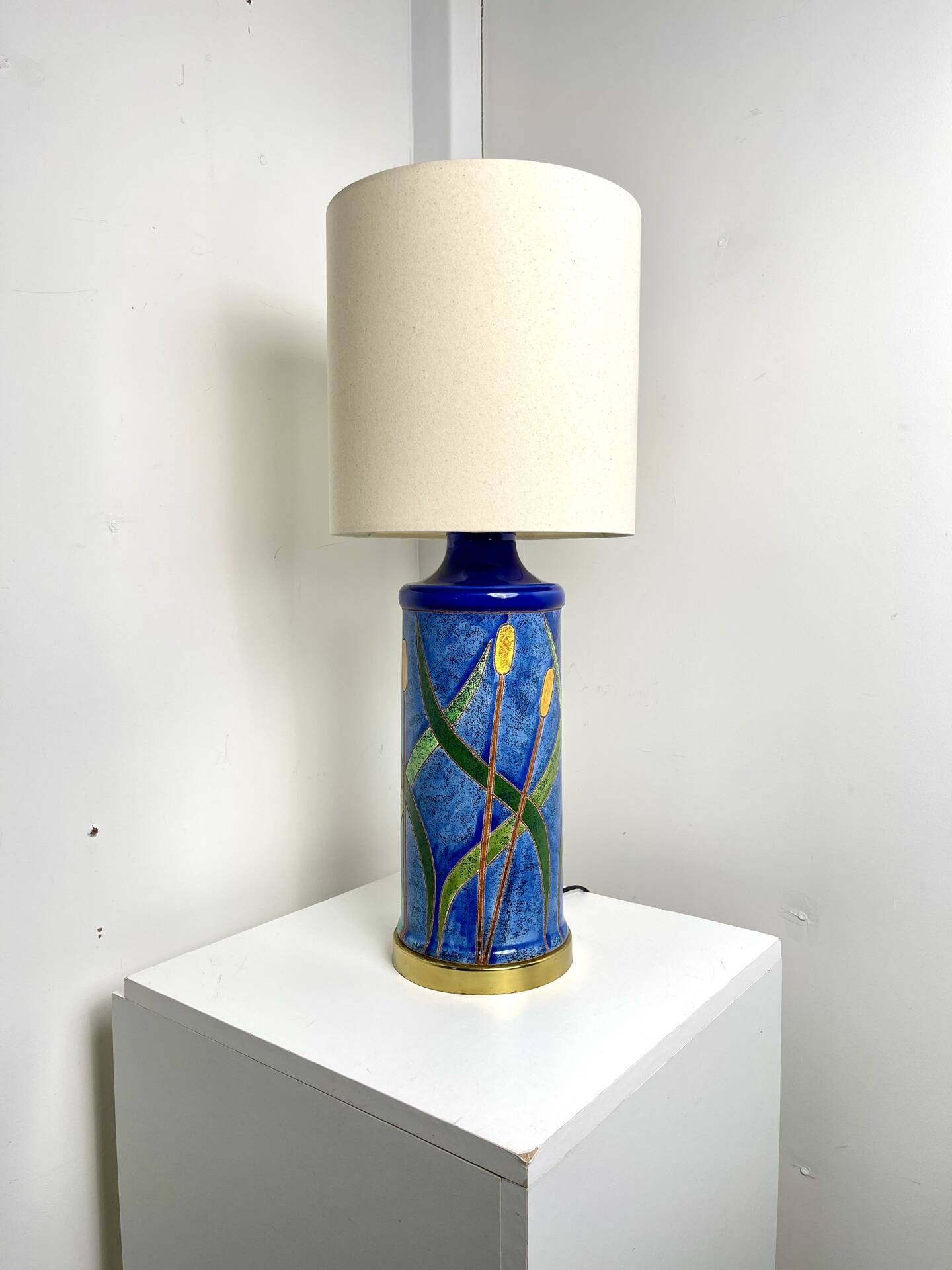 Lampe en céramique vers 1980