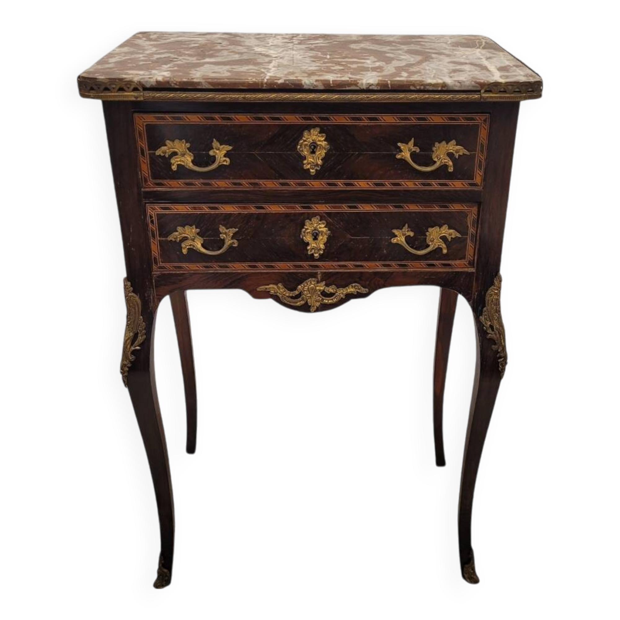 french style came true in the style of luis xv, napoleon III era.