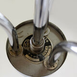 Vintage Chrome Three-Armed Ceiling Lamp from Instala Decin, 1950s