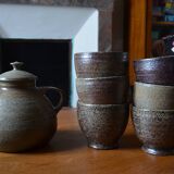 Stoneware tea set