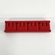 Red wall-mounted coat rack Minivip by Benanti & Brunori for Velca Legnano