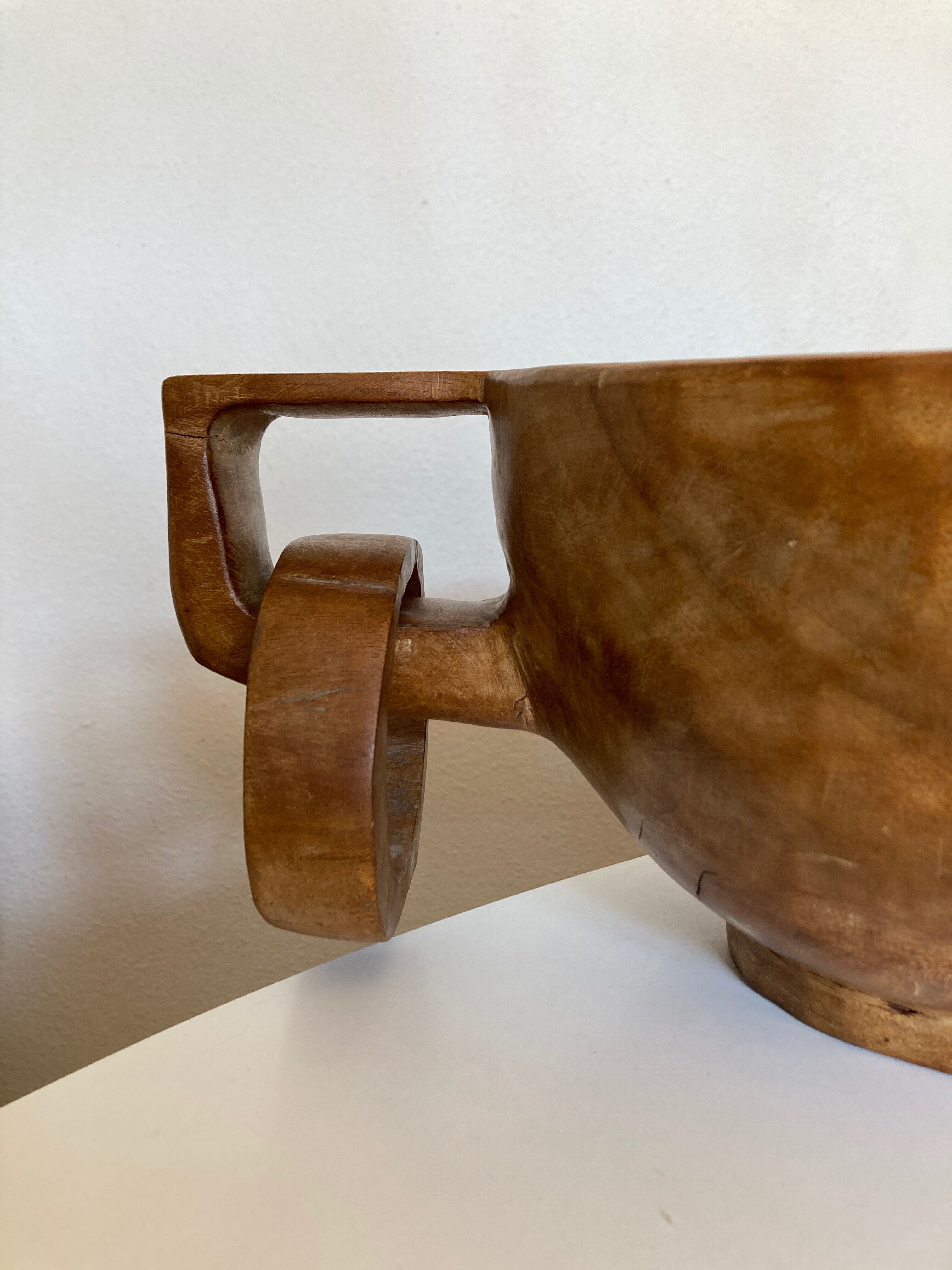 Modernist monoxyl wood cut 1960