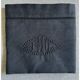 Antique Pillowcase in Pure Charcoal Black Linen Thread