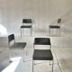 Set of 4 vintage Girsberger Martin Stoll chairs 1970s Switzerland