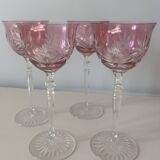 Verres en cristal taillé