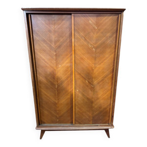 Armoire vintage à portes - coulissantes