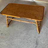 Rattan coffee table