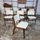 8x restored Erik Buch vintage 1960s Danish chair teak