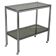 Mid-century smoked glass serving cart, Italy, 1970s