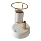Wall lamp metal white and gold spot vintage
