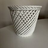 Ceramic pot cover from Bassano 1960 numbered Italian work