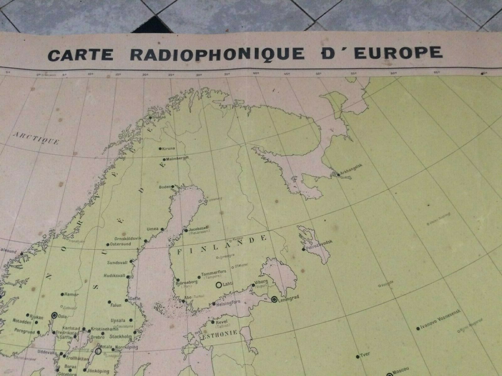 Radio map of Europe TSF publications and editions