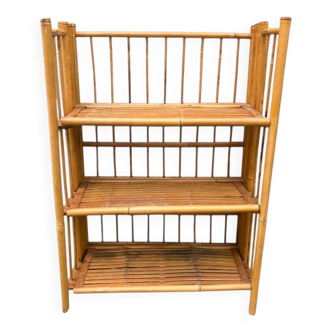 Vintage bamboo shelf