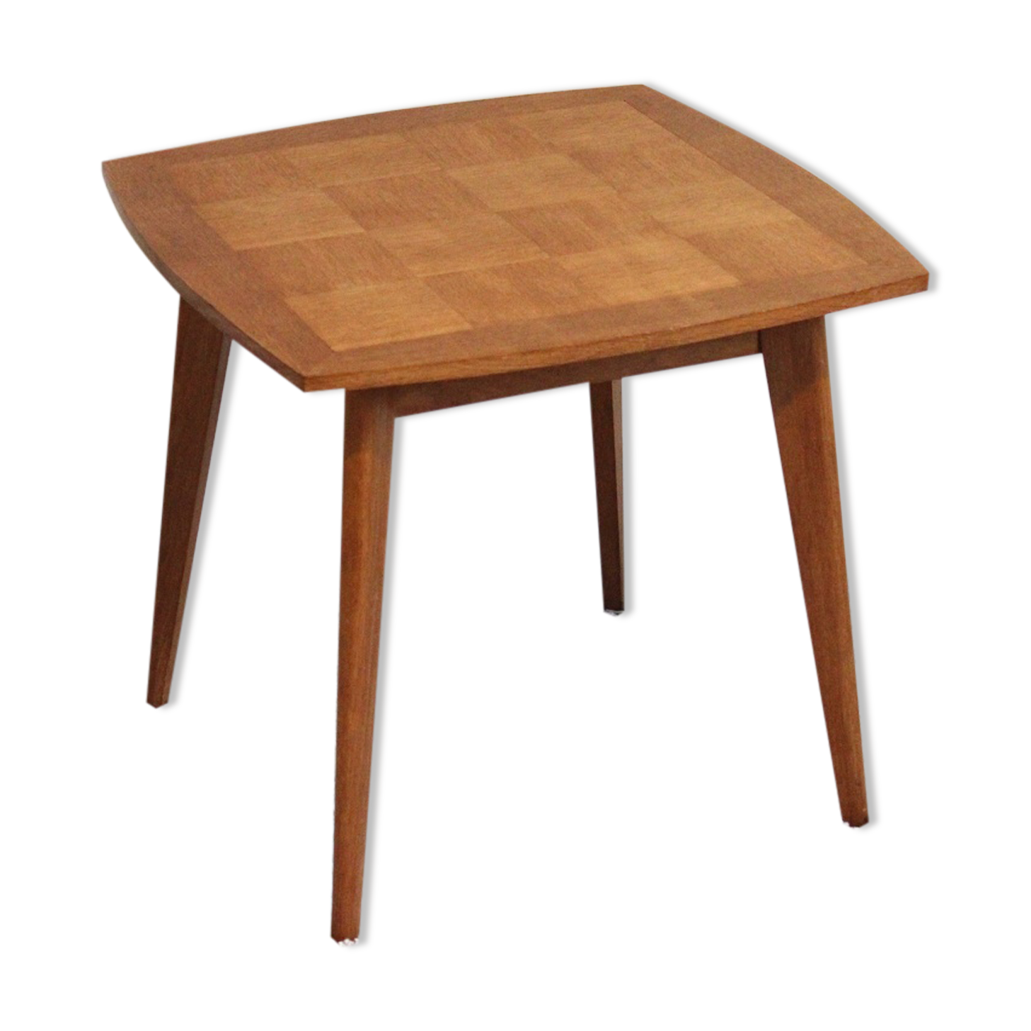 Scandinavian-style vintage wooden coffee table