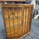 Art Deco display cabinet in walnut from the 1930s.