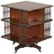 Antique Victorian Rotating Library by Howard & Son