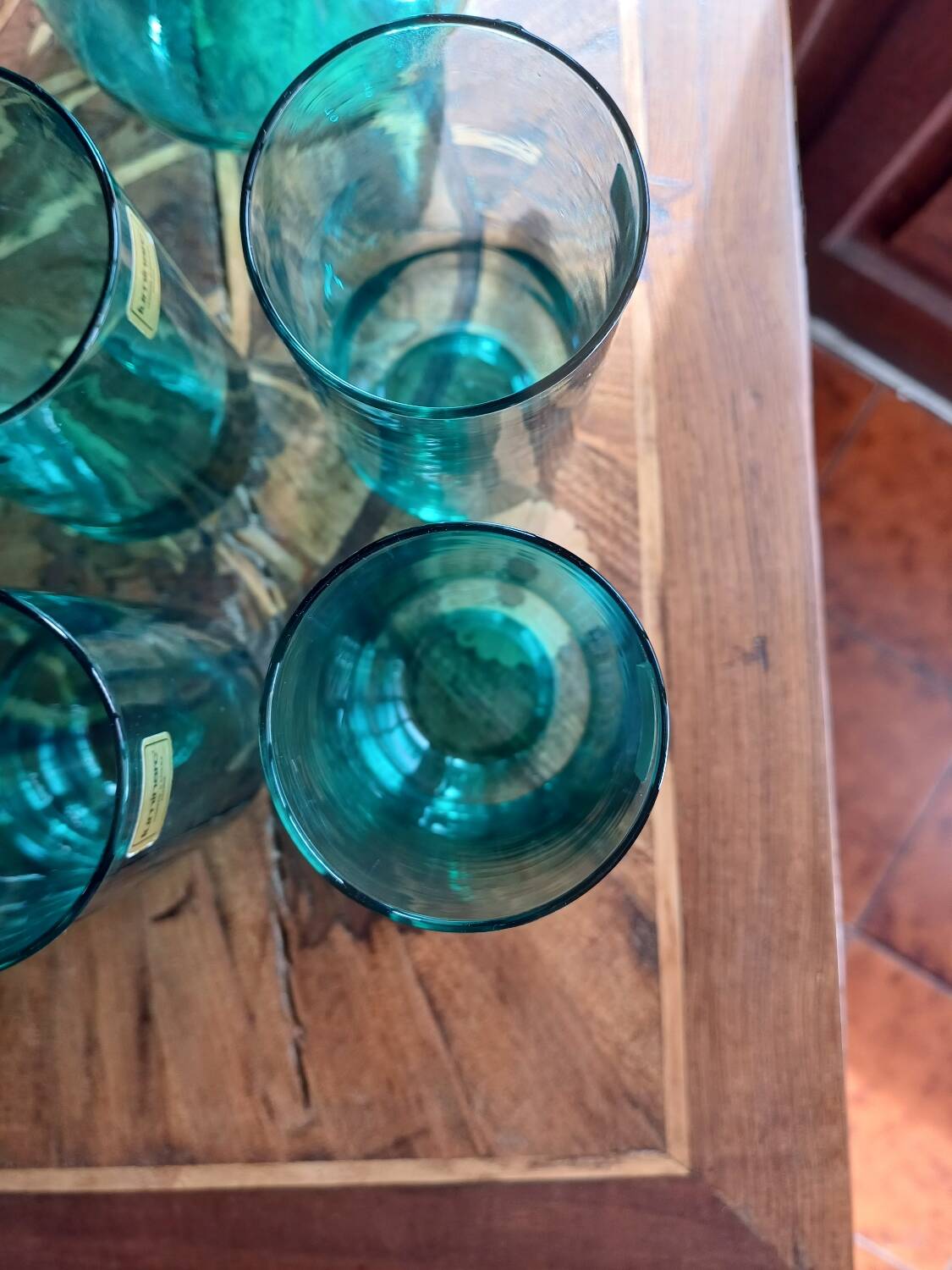 1 set of 6 glasses + the pitcher from Cristallerie D'Arc