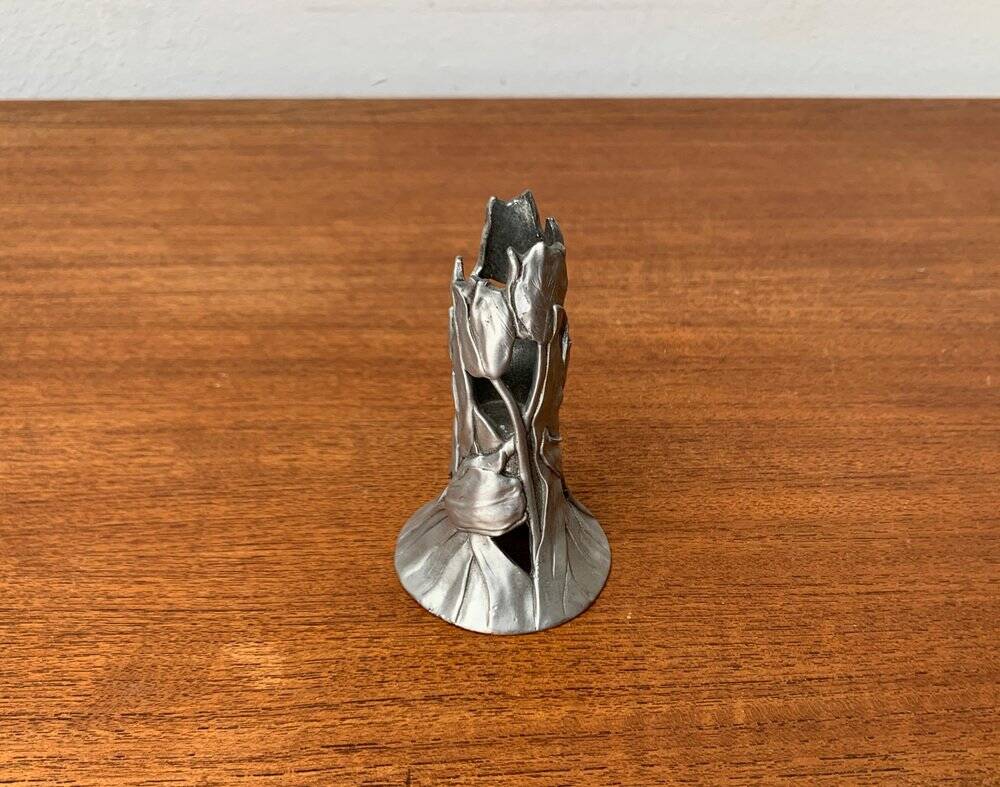 Vintage Ornamental Candle Holder by Seagull Pewter, Canada, 1990s