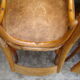 Lot of six old bistro chairs