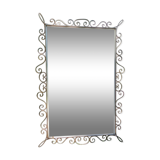 Miroir fer forgé années 1960