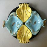 Plateau with its ceramic cups, 50s