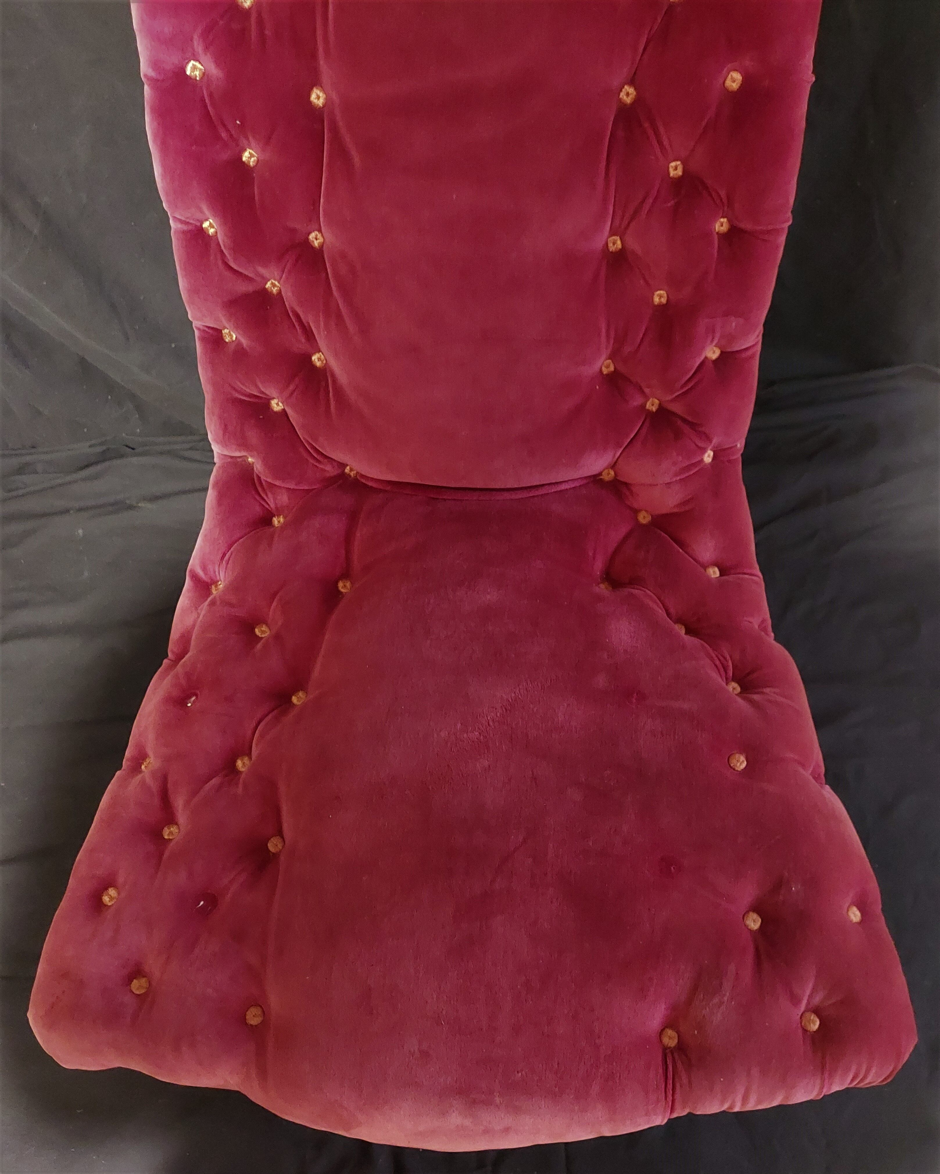 Upholstered armchair Napoleon III