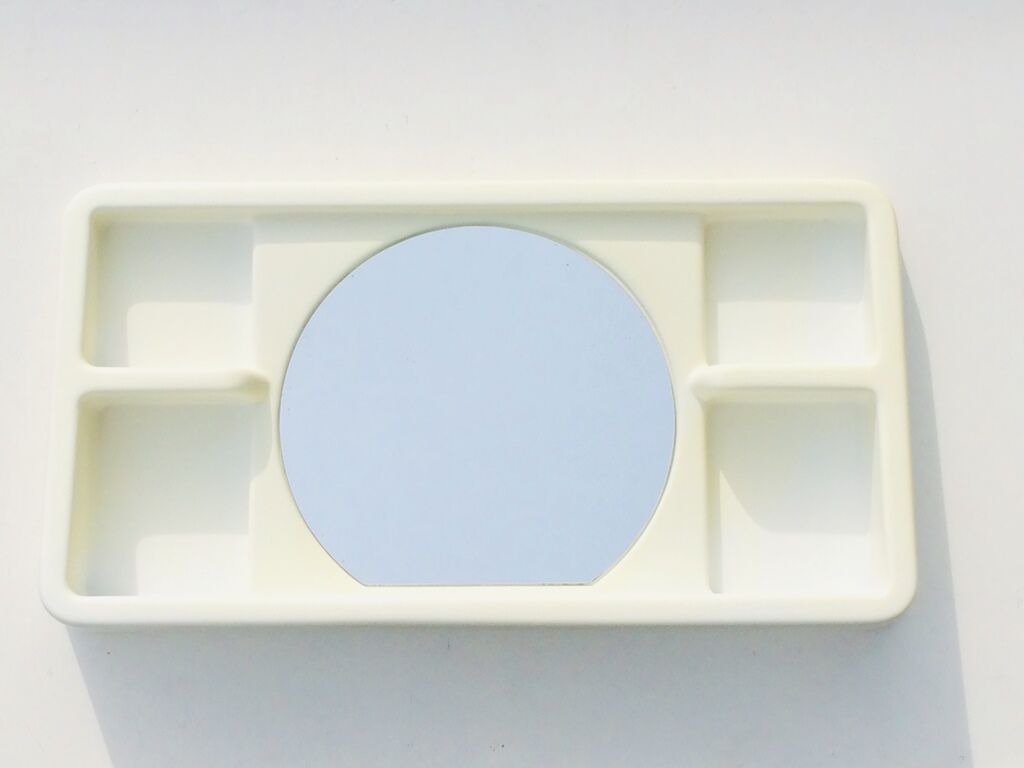 J-Paul Emonds-Alt mirror shelf for Meurop, space age era, vintage 70s