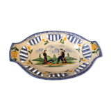 Coupe a fruits gabriel fourmaintraux breiz pierrick a decor d'un couple de bretons