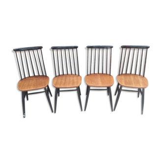 Lot of 4 vintage chairs