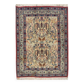 Tapis orient persan Iran Naïn Tudeshk 1.08 x 0.78 cm -Laine et soie