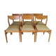 6 Scandinavian chairs 60s in beech Farstrup