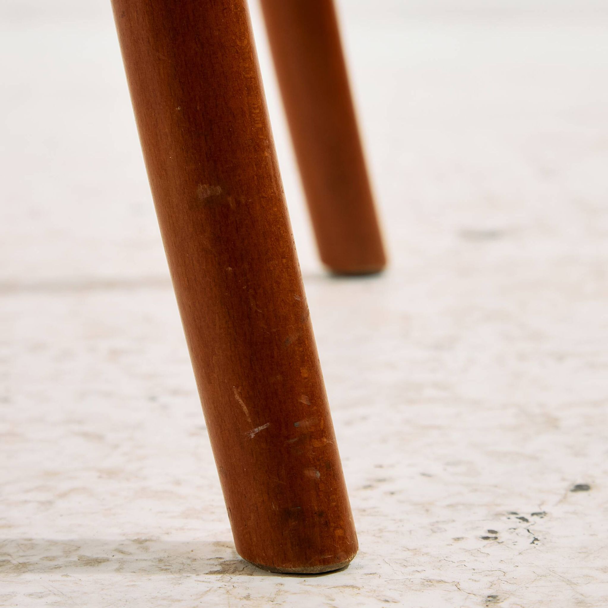 Fauteuil en hêtre et rotin