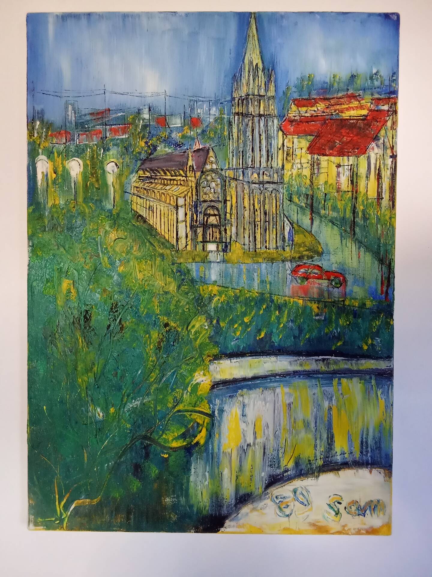 Tableau artiste contemporain