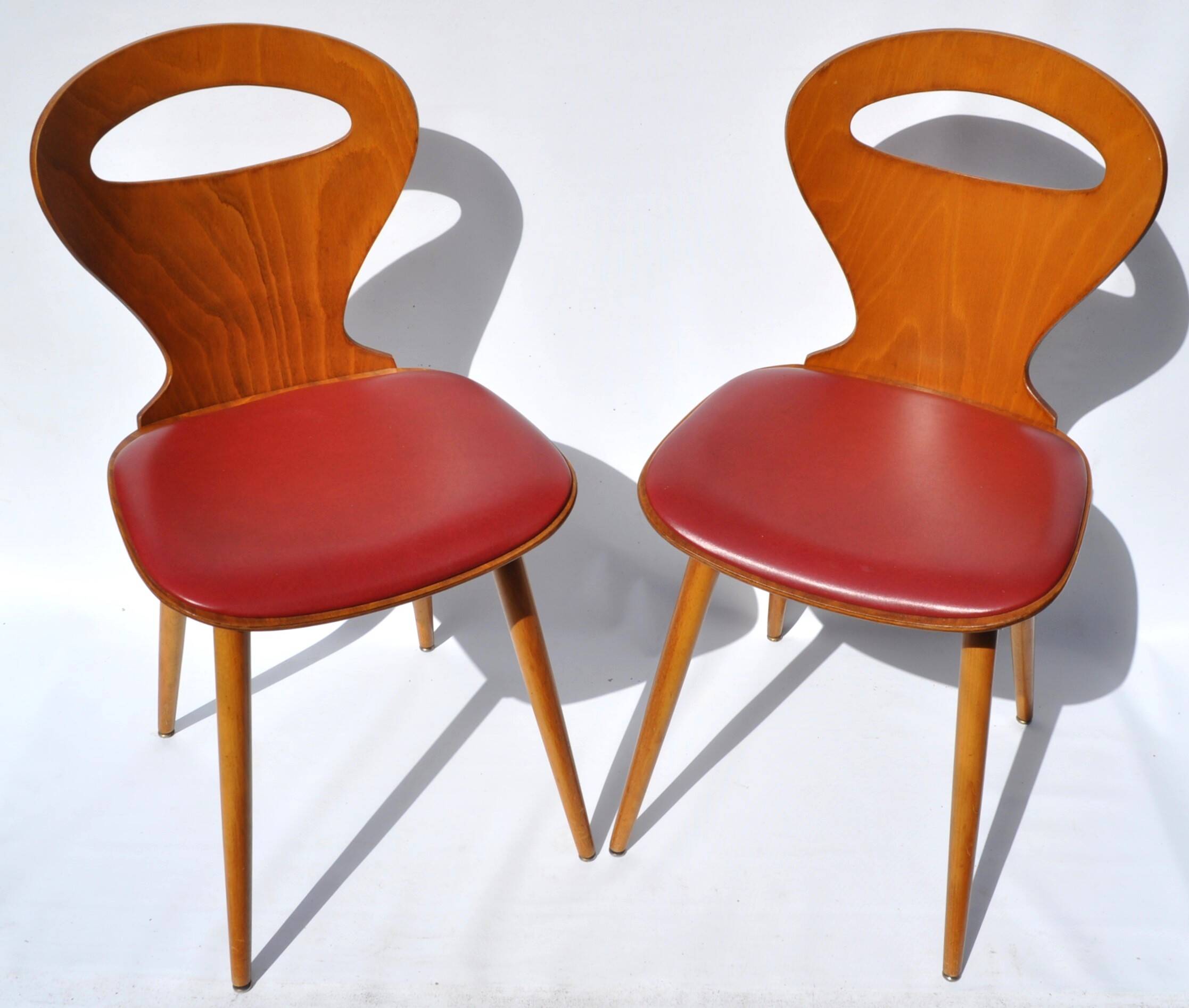 Pair of Baumann Chairs, Ant model - Vintage 1950s