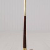 Modern mid-century brass trumpet-shaped floor lamp, Sweden, 1960s.