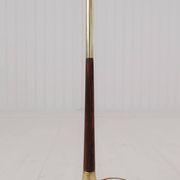 Modern mid-century brass trumpet-shaped floor lamp, Sweden, 1960s.