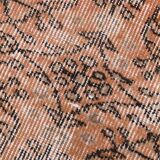 5x8 Peach Orange Handmade Wool Vintage Rug, 144x234Cm