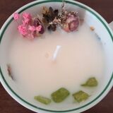3 handmade candles
