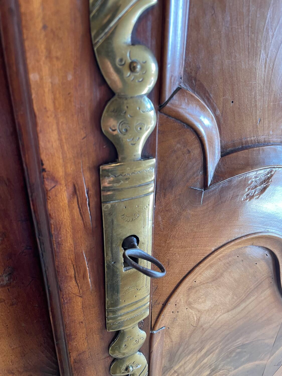 19th-century antique wardrobe