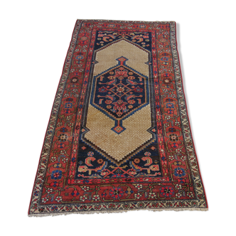 Tapis ancien persan fait main Malayer 196 x 100 cm