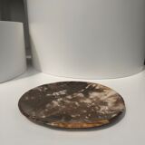 Dish in petrified wood