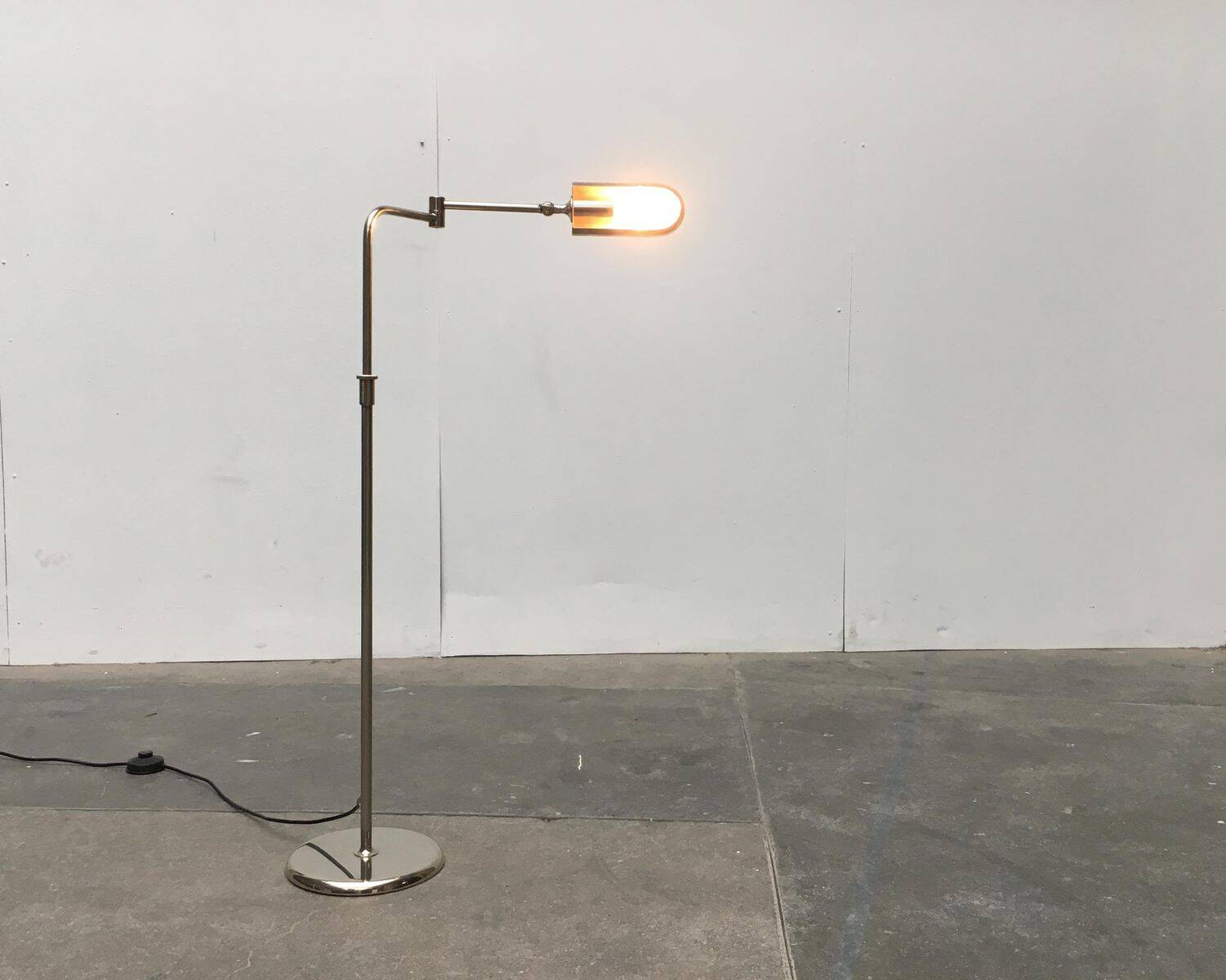 Hollywood Regency floor lamp by Florian Schulz, 1980s