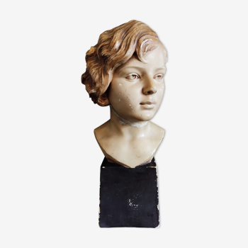 Bust young girl art deco