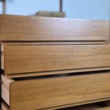 Vintage 60s - 70s German sideboard, walnut TV cabinet