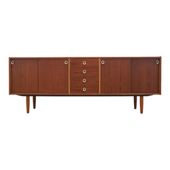 Buffet en teck, design suédois, années 1970, production: Suède