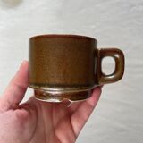 Stoneware coffee mugs