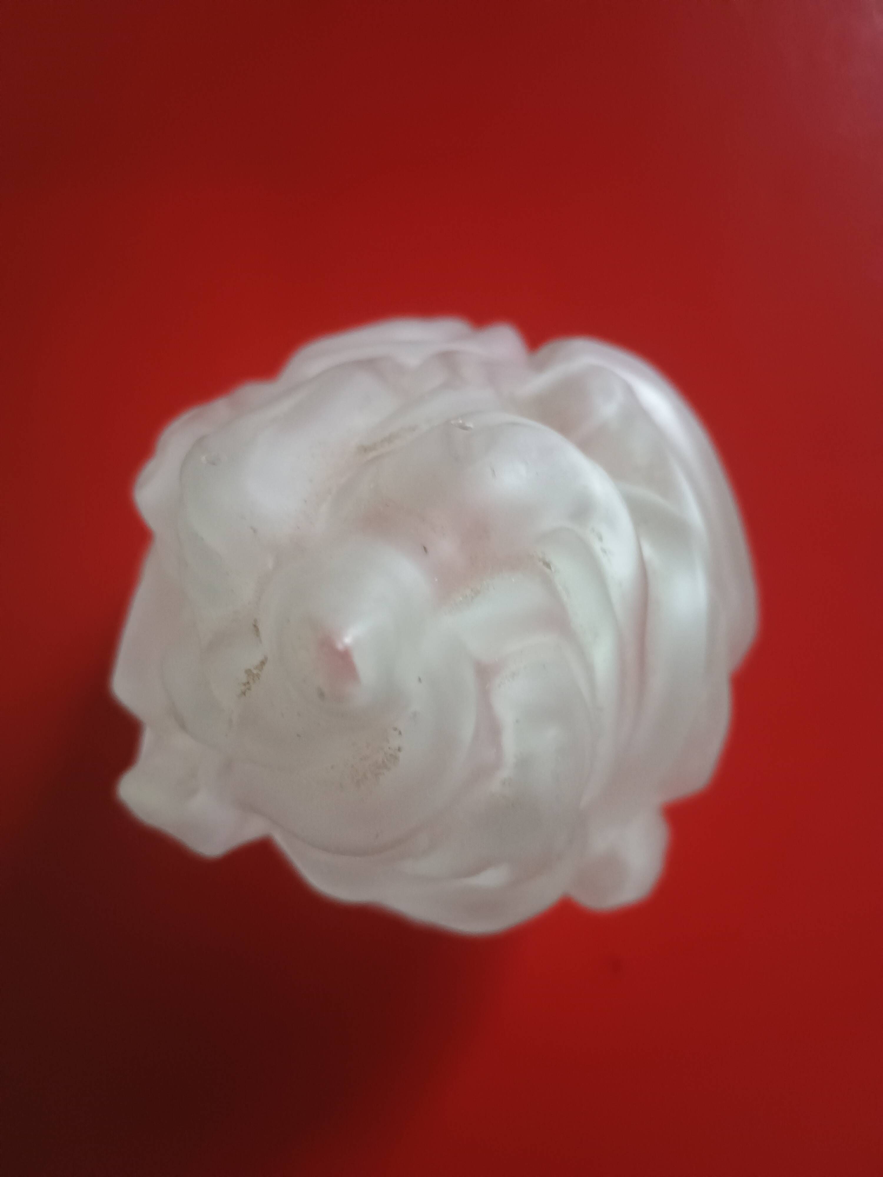 Old flame tulip frosted glass - Torch 17cm