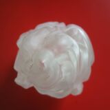 Old flame tulip frosted glass - Torch 17cm