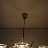 Art deco chandelier with 5 arms of light